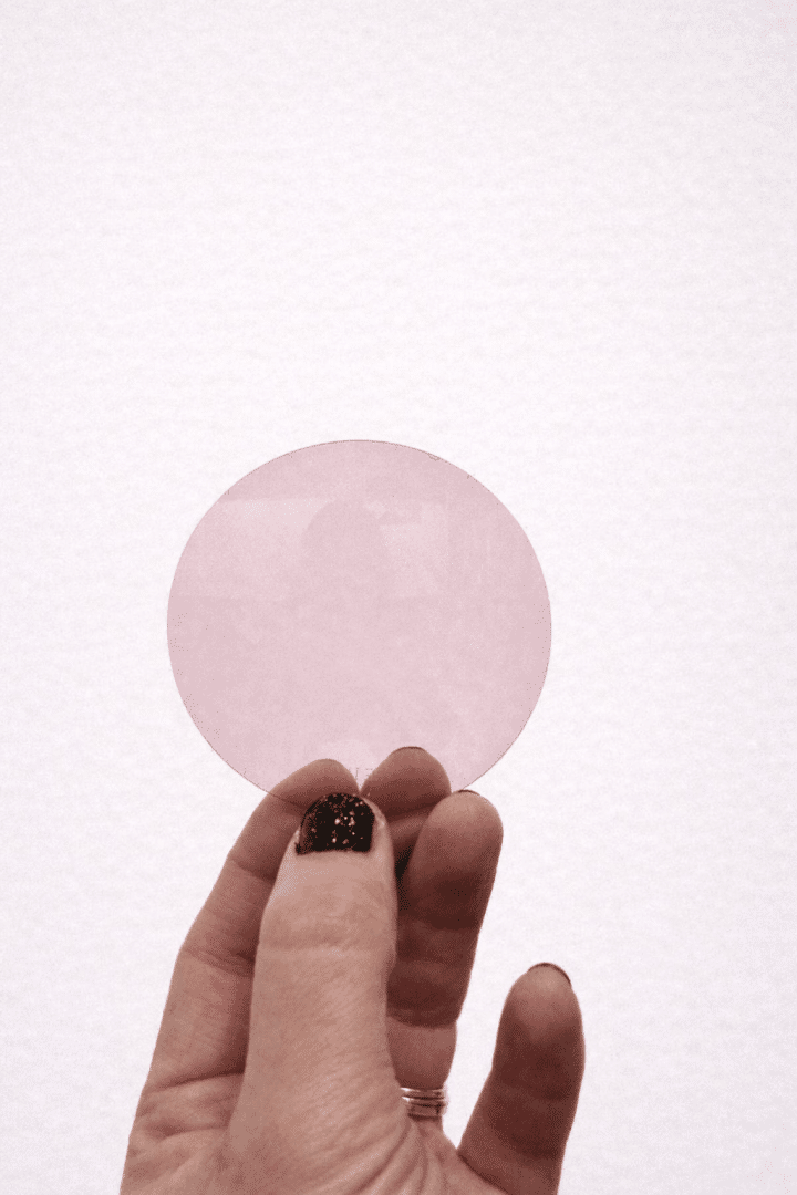 Verre rose chez OPtique Moise