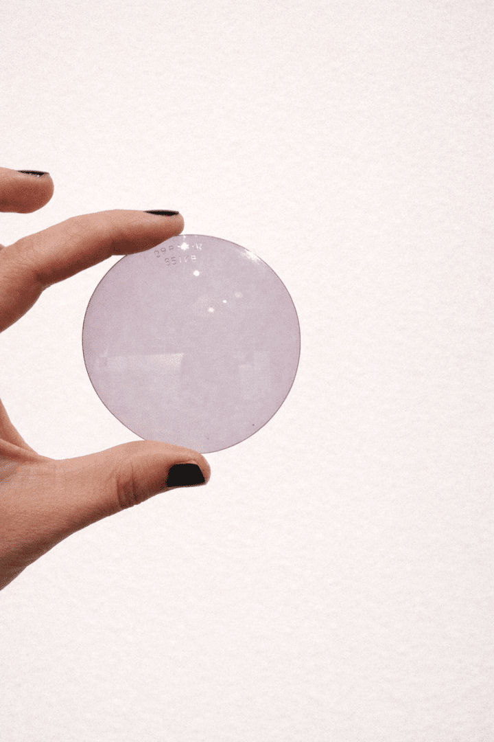 Verre Violet chez OPtique Moise